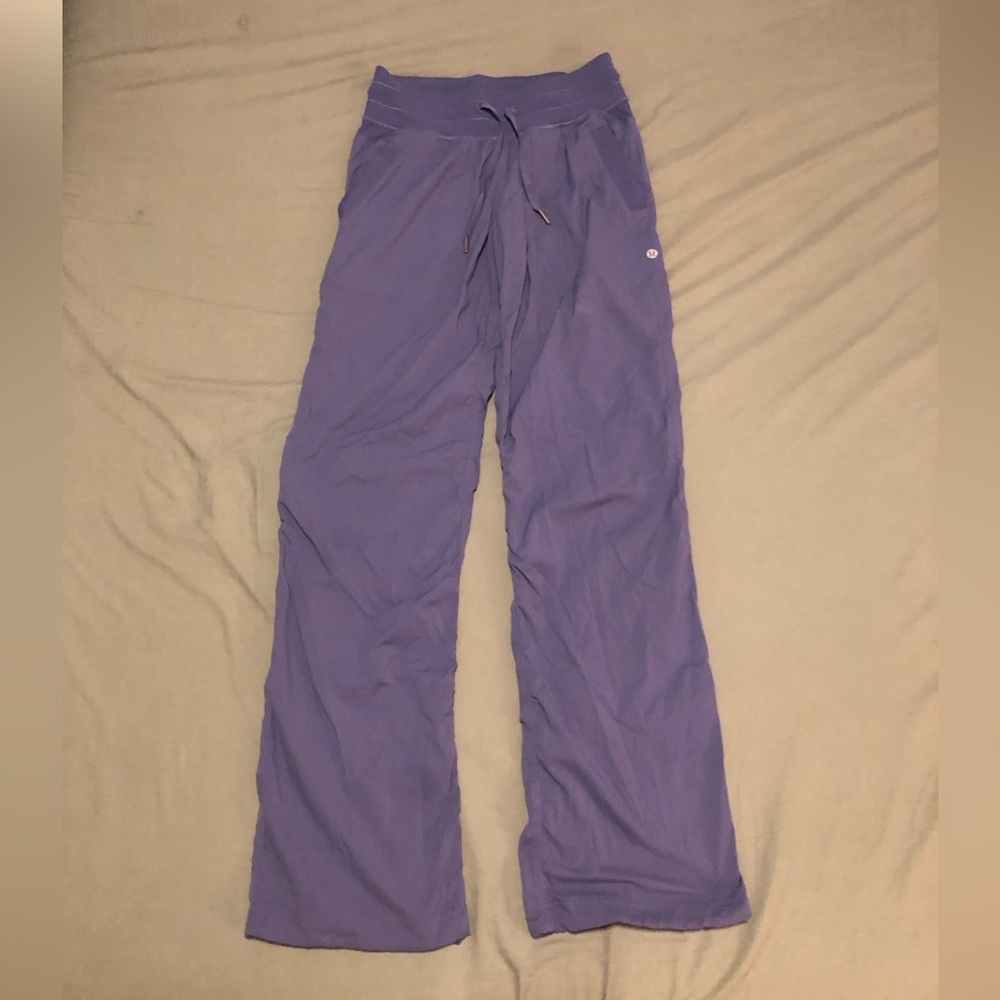 Blue Lululemon Dance Studio Pants